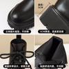 Soft-soled Martin Boots for Women 2025 Autumn and Winter Foreign Style New British Style Thick-soled Soft Leather Velvet Versatile Short Boots for