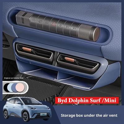 For BYD Seagull Dolphin Surf / Mini Air Vent Storage Box Center Console AC Vent Under Storage Tray Interior Modification