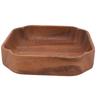 Wooden Food Serving Plate Smooth Fruit Tray Easy To Clean Salad Container  Home