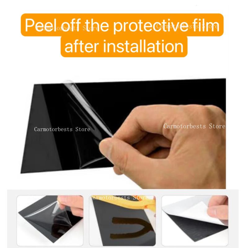 6PCS Glossy Black Pillar Posts Fit For Opel Antara 2008 - 2013 Silver Carbon Window Decor Cover Door Trim