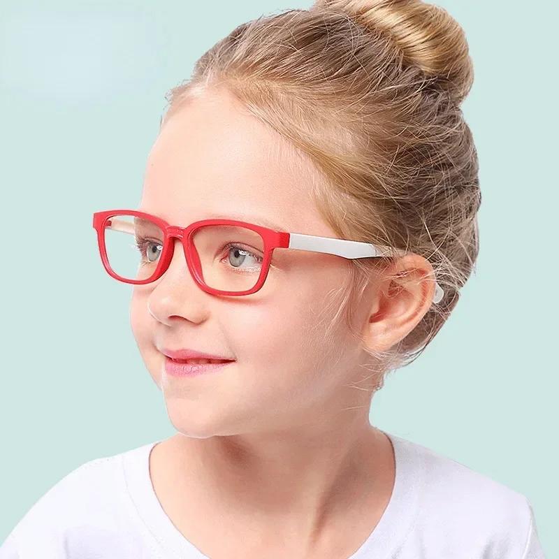 Blue Light Blocking Glasses for Kids UV Protection Age 3-12 Girls Boys Blue Light Glasses Anti Eyestrain