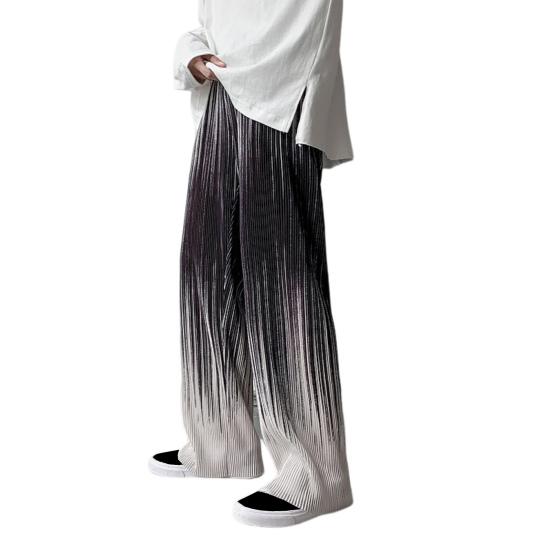 

Весенне-летние брюки, шикарные свободные брюки в стиле хип-хоп, весенне-летние брюки, широкие мужские летние брюки, осенне-весенние брюки, мужская одежда L чёрный