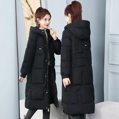 Winter Women's Coat Thickened Long Large Size Slim Women's Coat