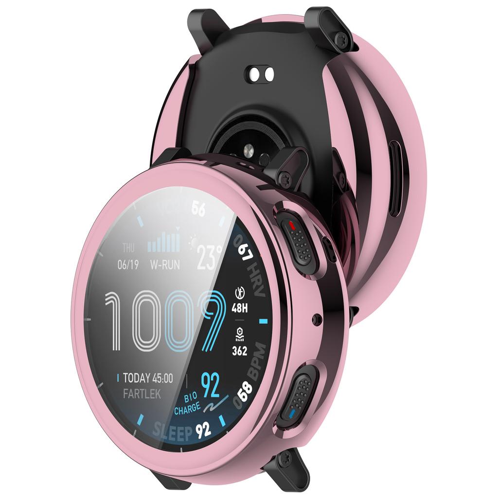 Pouzdro pro Amazfit Active Max s chráničem obrazovky, měkký TPU kryt s ochranou po celém obvodu pro příslušenství Active Max