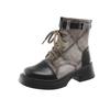 [Ushilai] British Martin Boots for Women In the Autumn of 2025, New Small Height-increasing Fashion Temperament Short Boots