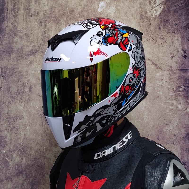 Best selling motorcycle helmet double lens built-in sun visor racing full helmet cascos DOT approved motocross helmet capacete