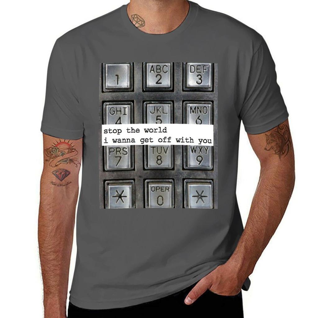 stop the world TShirt Soft Durable Cotton TShirt
