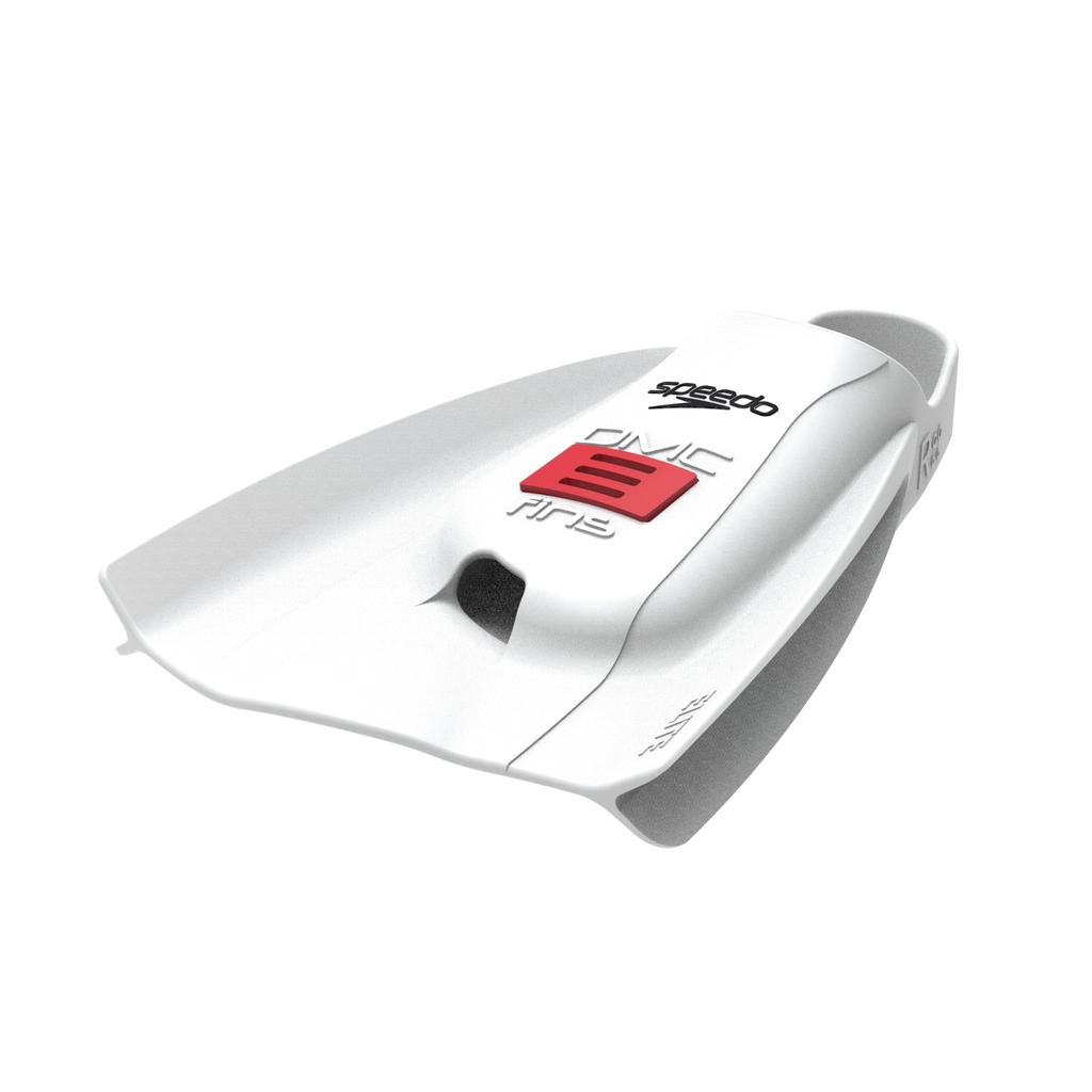 Speedo DMC Elite Size L Fins, Unisex, White,