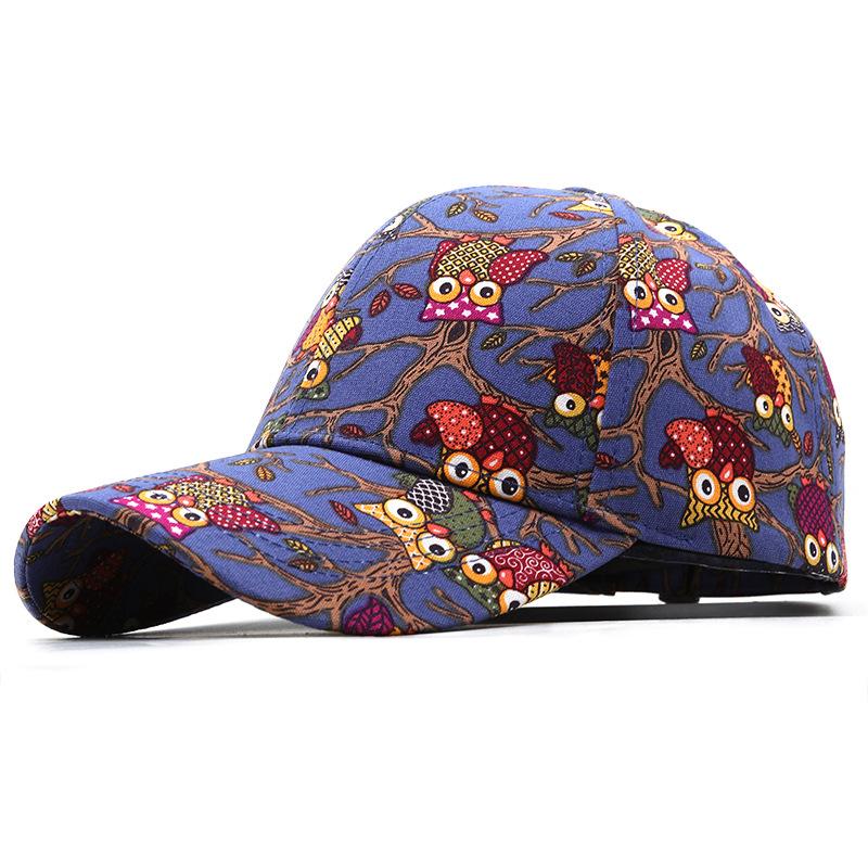 eBay new printed owl baseball cap unisex cap