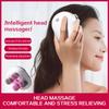 Electric Handheld Head Massager Antistress Relax Body Massage Relieving Muscle Tension Massager with Four Rotating Massage Heads