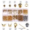 DIY Jewelry Accessories Set: Stainless Steel Lobster Clasps, Bag Buckles, Single Loop Beads, 6-Grid & 8-Grid Boxed & Bagged.