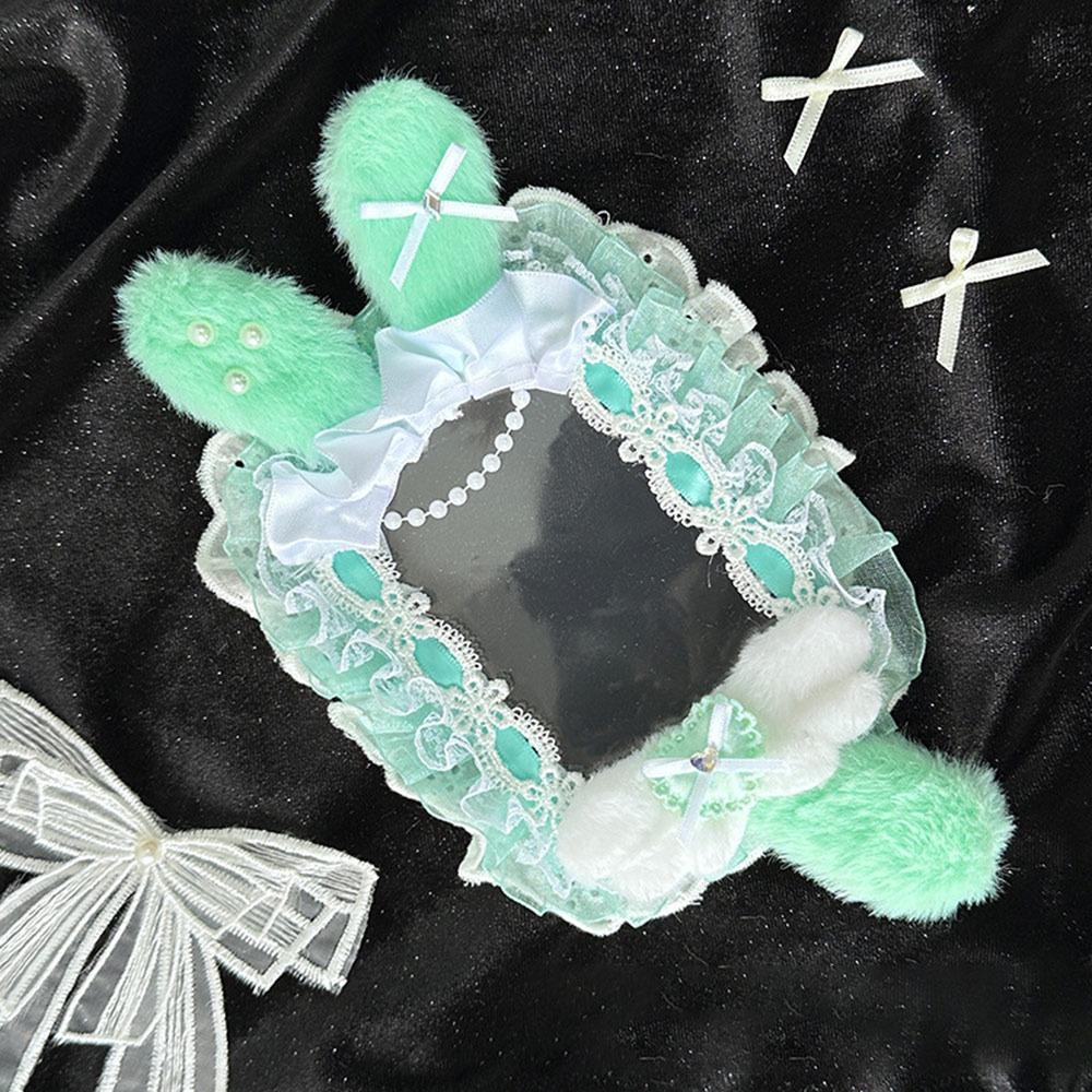 New Pink Bow Card Holder Lace with Ribbon Photo Protector Case Anime Photocard Holder