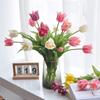Real Touch Artificial Tulips High Quality Luxury Silicone Fake Flowers for Home Wedding Decoration Bride Bouquet Elegant Decor