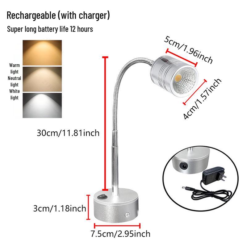 Wireless Jewelry Display Spotlight with Battery
