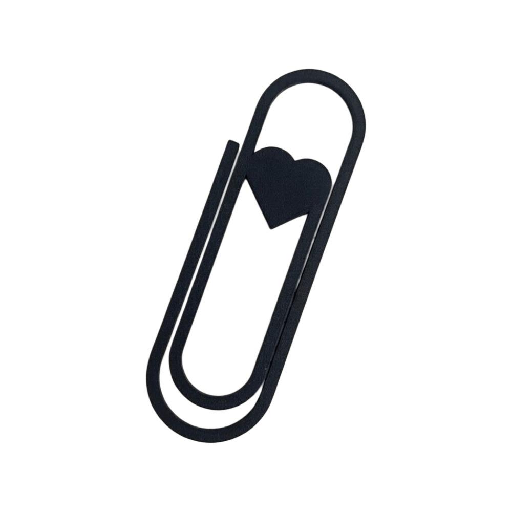 Love Heart Paper Clip Bookmark Creative Page Holder Oversized Paper Clip Book Lovers