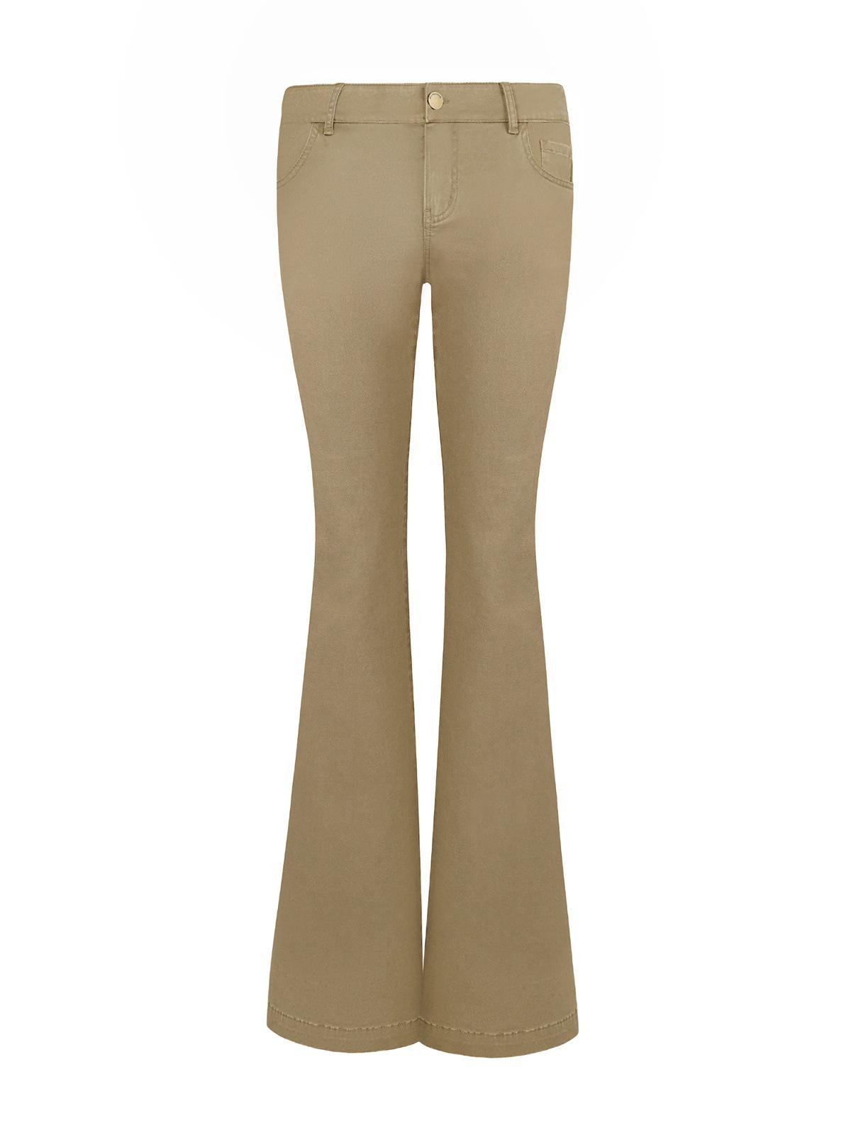Available Women s Retro Khaki Low-Waist Micro-Flare Cargo Jeans - Slimming Wide-Leg Floor-Length Pants Small хаки