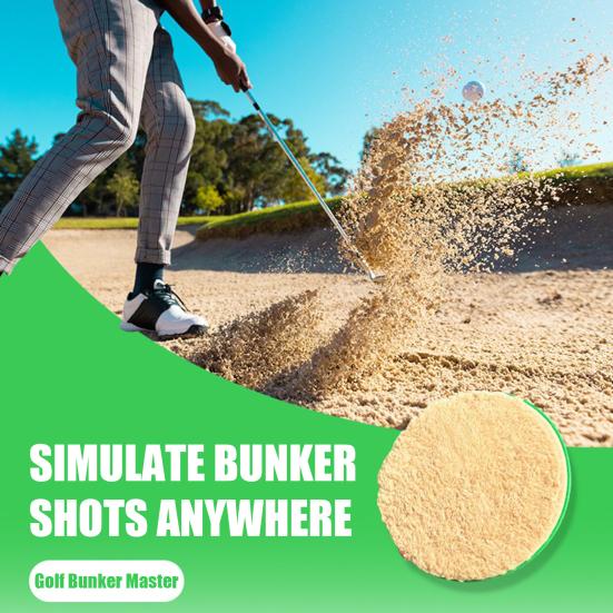 Portable Sand Pit Pad Simulator Feel Real Sand Fly Feedback Strengthened TPR Bottom Sand Trap Training Aid