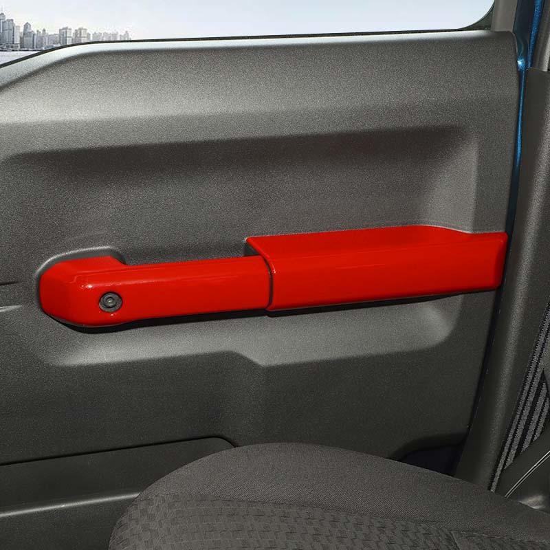 ABS Dveře Vnitřní Loketní Opěrka Panel Dekorace Kryt Nálepka Vhodné Pro Suzuki Jimny 2019 Nahoru 4dveřová Verze Interiérové Doplňky
