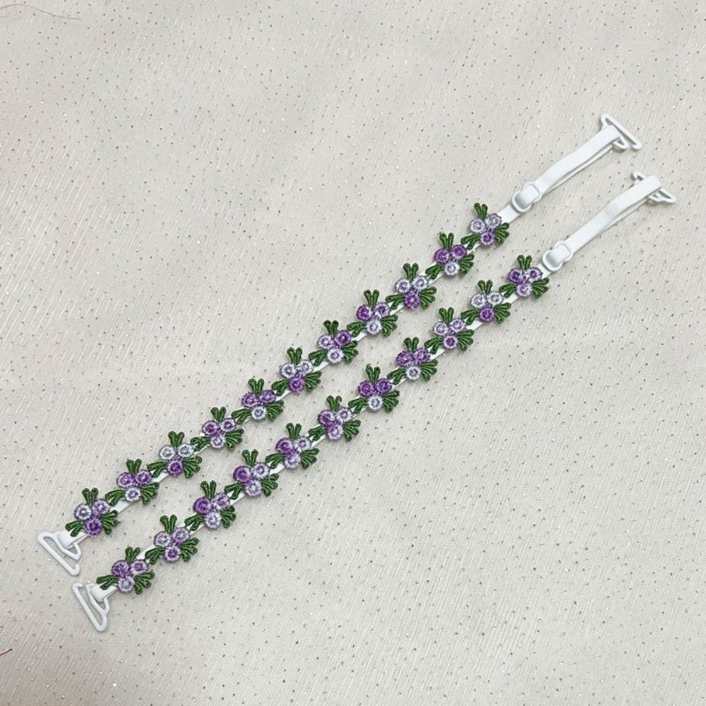 Removable Floral Shoulder Belts Lace Bra Straps Replacement New Floral Bra Straps