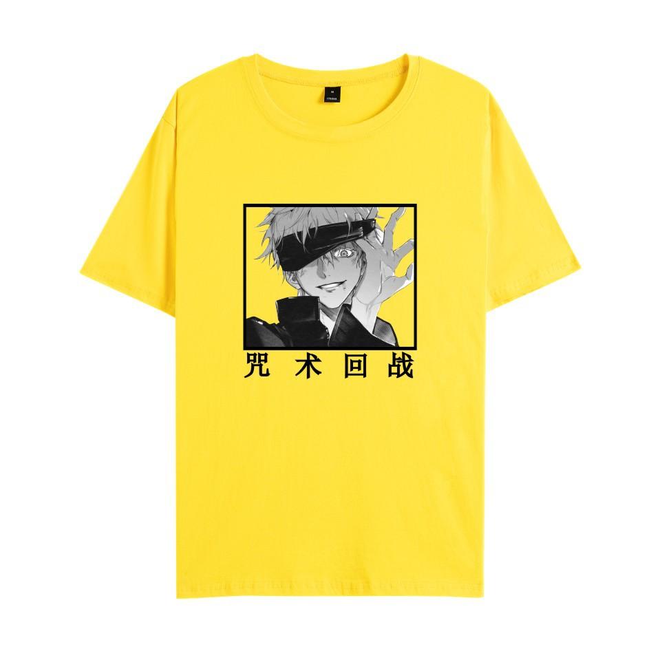 Jujutsu Kaisen Tshirt Men Women Cartoon Print Top Tees Tshirts Fashion Summer T-shirt