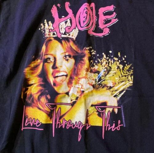 Hole Band Live Through This Tee Shirt, Hole Band Vintage 90's Shirt Unisex T-Shirt