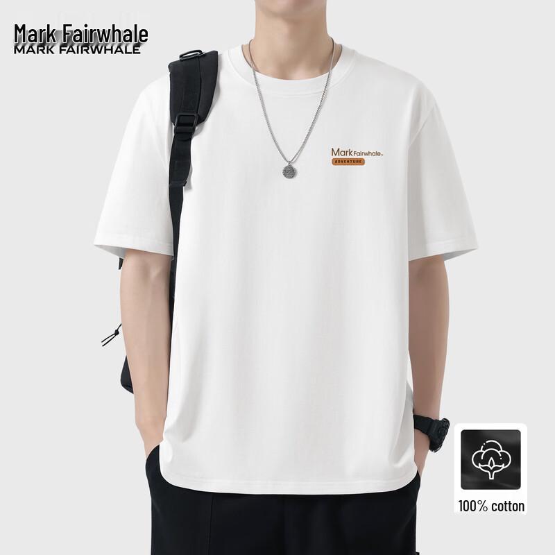 MARK FAIRWHALE Men s 2025 Loose Fit Short-Sleeve T-Shirt M