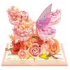 Butterfly Bouquet Small Particle Construction Block Assembly High-Value Ornaments Rose Bouquet Diy Construction Blocks Girl Present