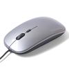 Quiet Enough To Be a Library Wired Mouse with USB Lightweight DPI and Easy Portability Hazard Connection, Slim, Compact, Design, 4-level Switching,