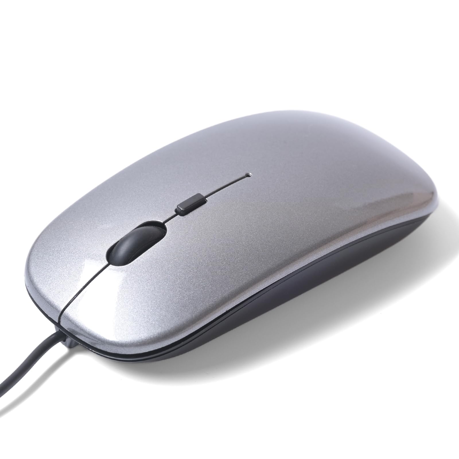 

Quiet enough to be a library Wired mouse with USB lightweight DPI and easy portability hazard connection, slim, compact, design, 4-level switching, сірий колір