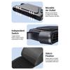 Portable Car Fan - USB Cooling Vehicle Accessory, Quiet Compact SUV Seat Fan, Adjustable Airflow Design, Efficient Proced