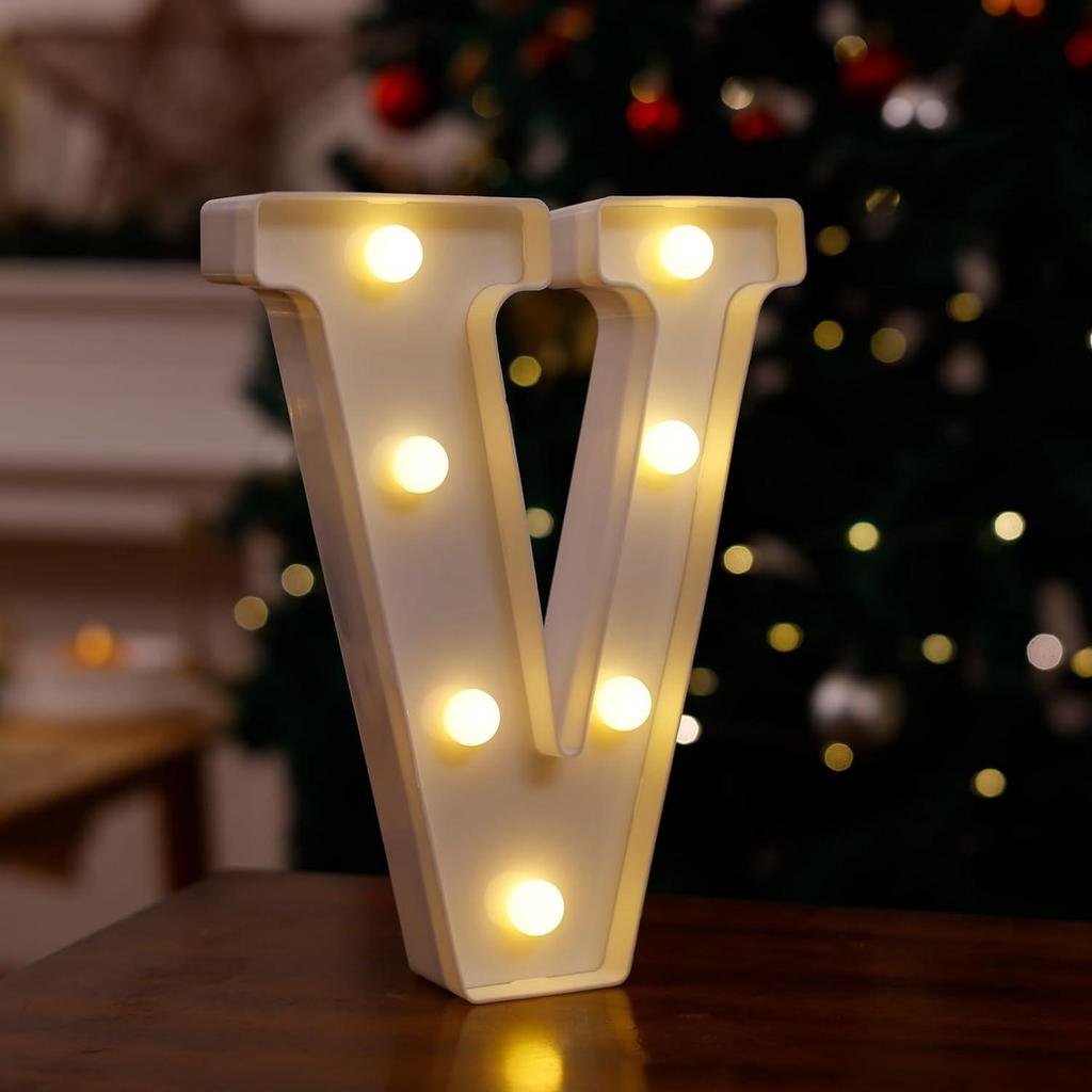 LED Letter & Number Lights: Multicolor Decorations for Birthdays, Proposals, Weddings, and Parties