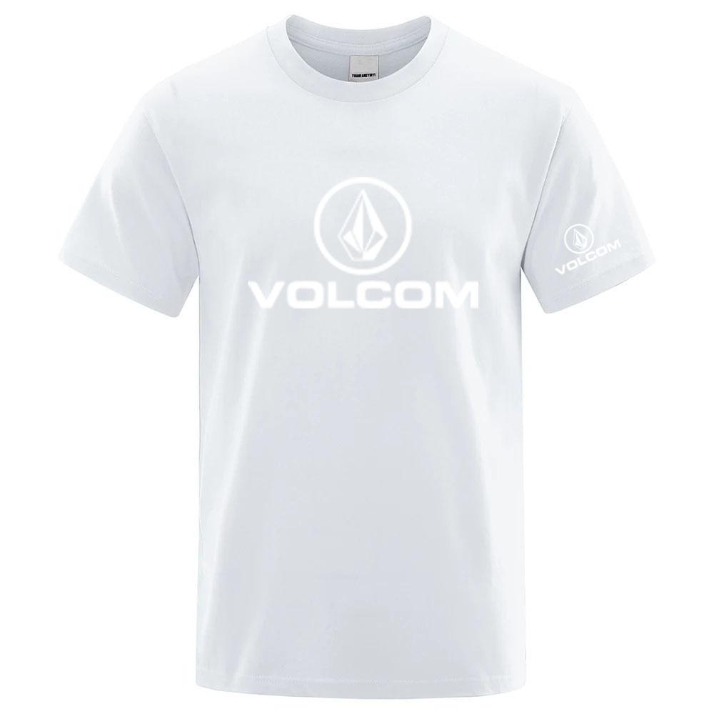 Volcom 2025 New Unisexs Quick Dry Ordinary Designer Thin Short Sleeve Sport T Shirt Fitness Breathable Versatile Tops