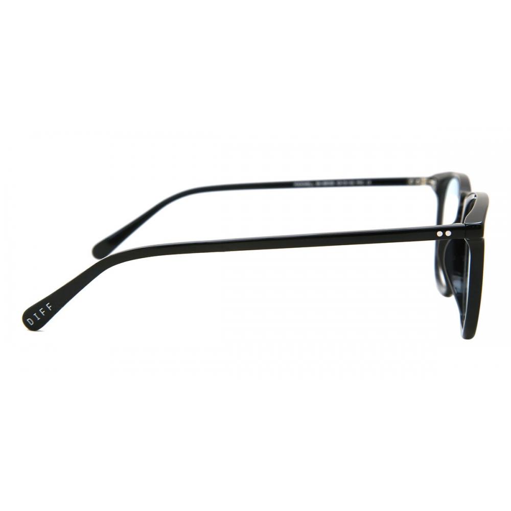 Diff Maxwell Black+clear Lens Unisex Eyeglasses