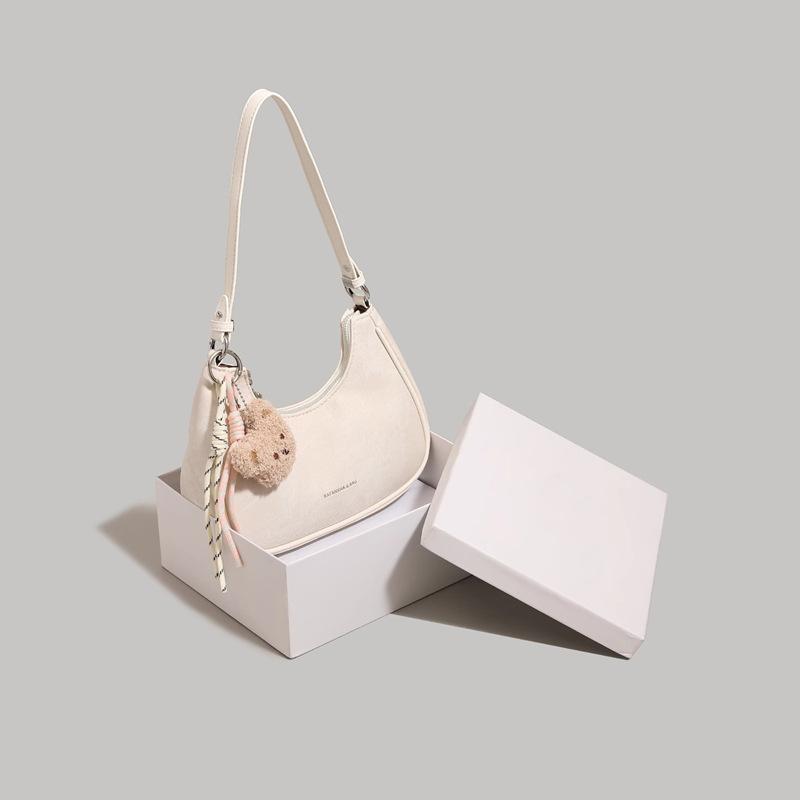 Customized Simple Underarm Bag 2025 New Summer Fashion Versatile Dumpling Bag Casual Handbag Women's Messenger Bag