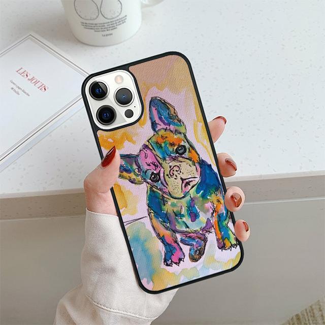 French Bulldog Cute Cartoon Phone Case For iPhone 17 Air 14 15 16 13 12 Cover For Apple Pro Max Plus Coque