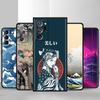 Miękkie etui do Samsung Galaxy S22 Ultra S20 FE S21 S23 Plus S10 Lite S9 S8 S10e TPU silikonowe etui na telefon w stylu japońskim sztuka Japonia