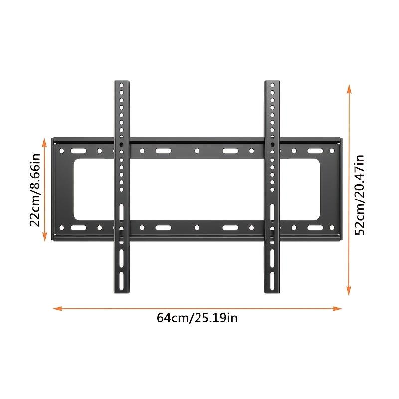 BEISHI Universal TV Bracket Low Profile TV Wall Mount Fixed for Most 40"-85" Flat/Curved TVs with Max VESA 600X500mm Up To 70kg