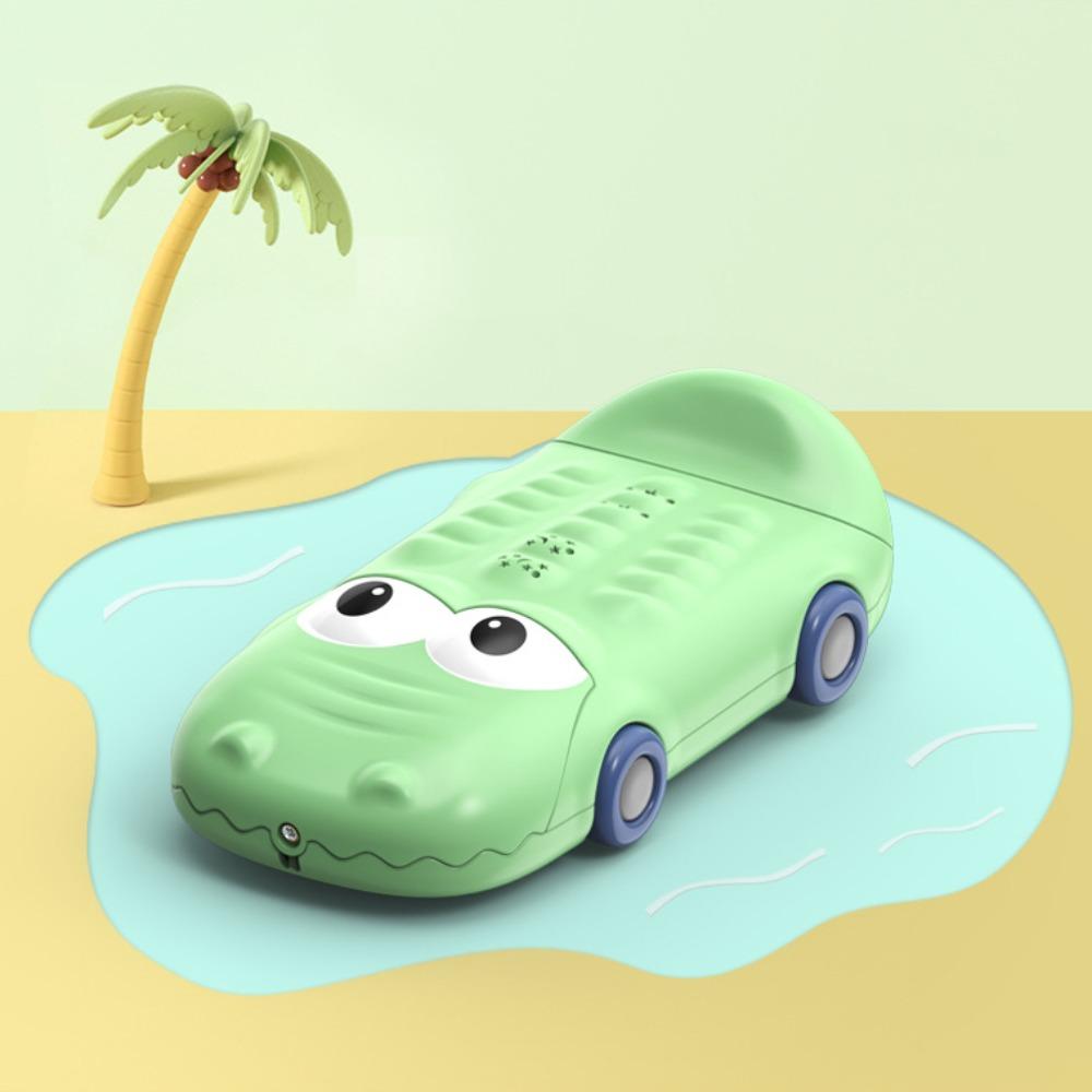 

Легкий телефон-прорезыватель Многофункциональная музыкальная голосовая игрушка Новые детские развивающие игрушки зелёный