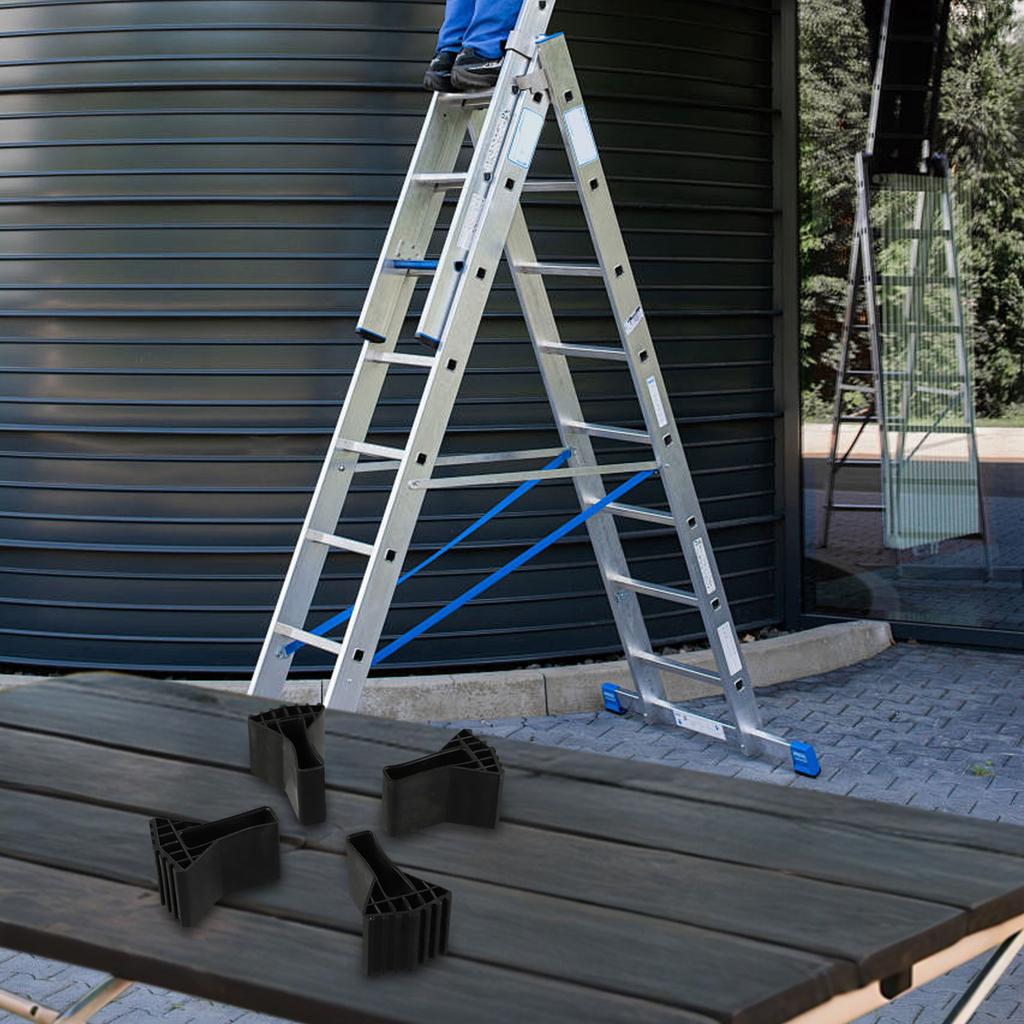 46-teilige Leiterschuhkappen Leichte Gummi-Pads mit einfacher Montage