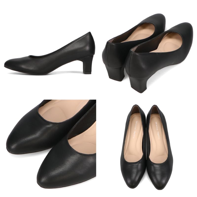 Gepolsterte Pumps mit rundem Zehenbereich und mittlerem Absatz für leichtes Gehen. Ideal für die Jobsuche, geschäftliche Anlässe, formelle Anlässe und den täglichen Weg zur Arbeit. R-3005