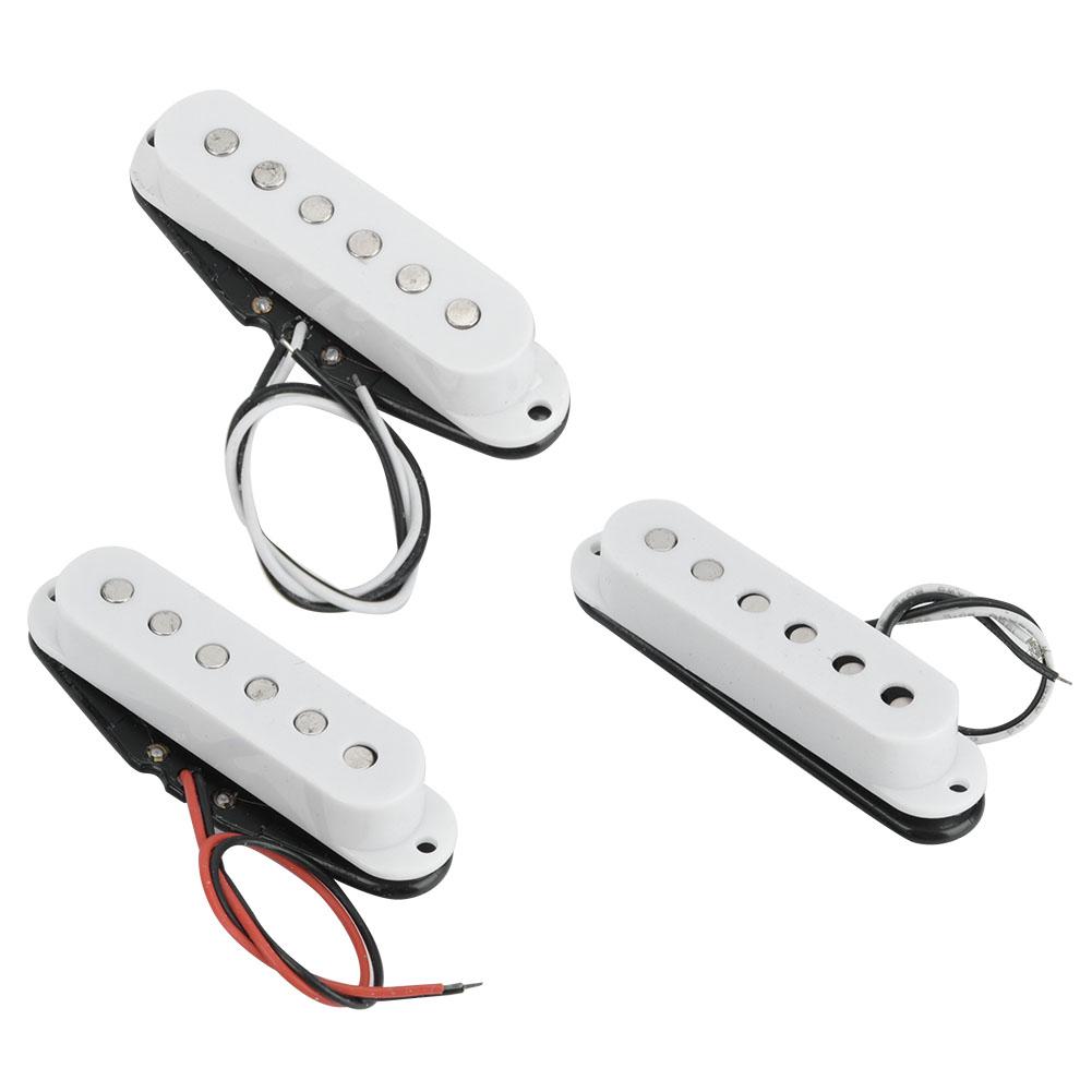 3Pcs Pickup Set Neck Single Coil Pickups for Electric Guitar Parts Replacement