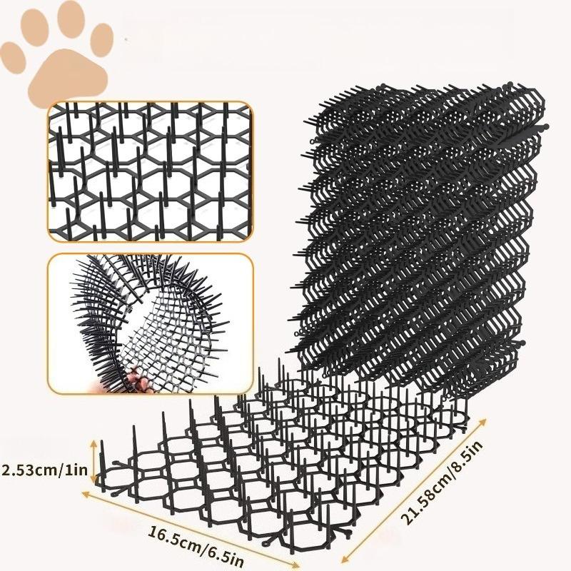 Anti-cat Spike Pad Plastic Outdoor Gardening Pet Spike Mat