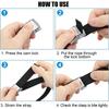 3M Cargo Straps With Buckle Tie-Down Belt for Motorcycle Car Bicycle Metal Tow Rope Strong Ratchet Fixing Belt for Luggage Bag