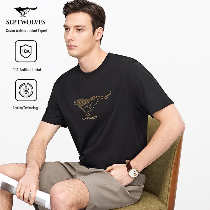 Septwolves 10A Antibacterial Men s Quick-Dry Sport T-Shirt 170/88A