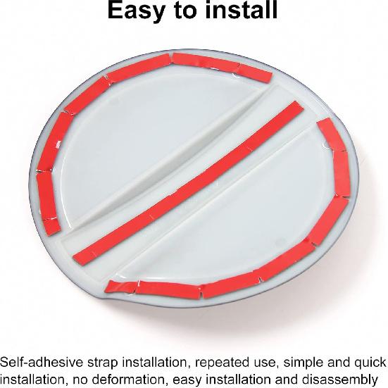 RT-TCZ Carbon Fiber Fuel Filler Door Gas Tank Cap Cover Exterior Decoration Accessories For 2015- Ford Mustang