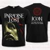 Paradise Lost 'Icon' T-Shirt Uomo Donna Magliette Top, (1993). Gothic Metal, Doom Metal.