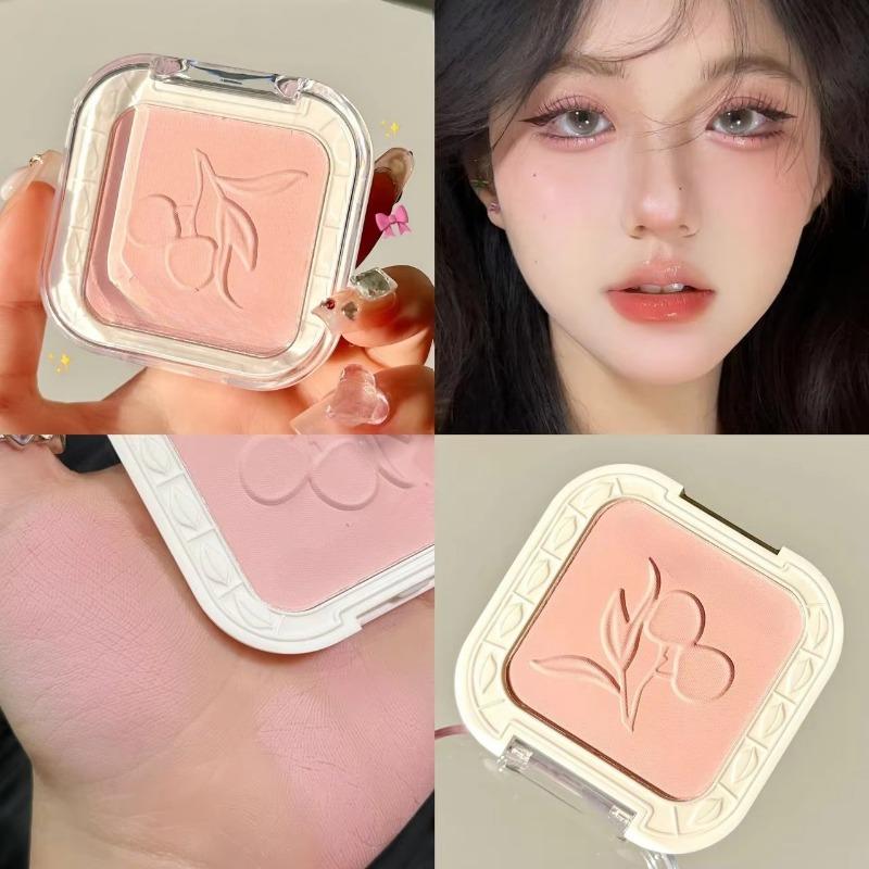 Monochrome Soft Fog Blush Natural Waterproof Matte Fine Shiny Brightening Color Long-lasting Rouge