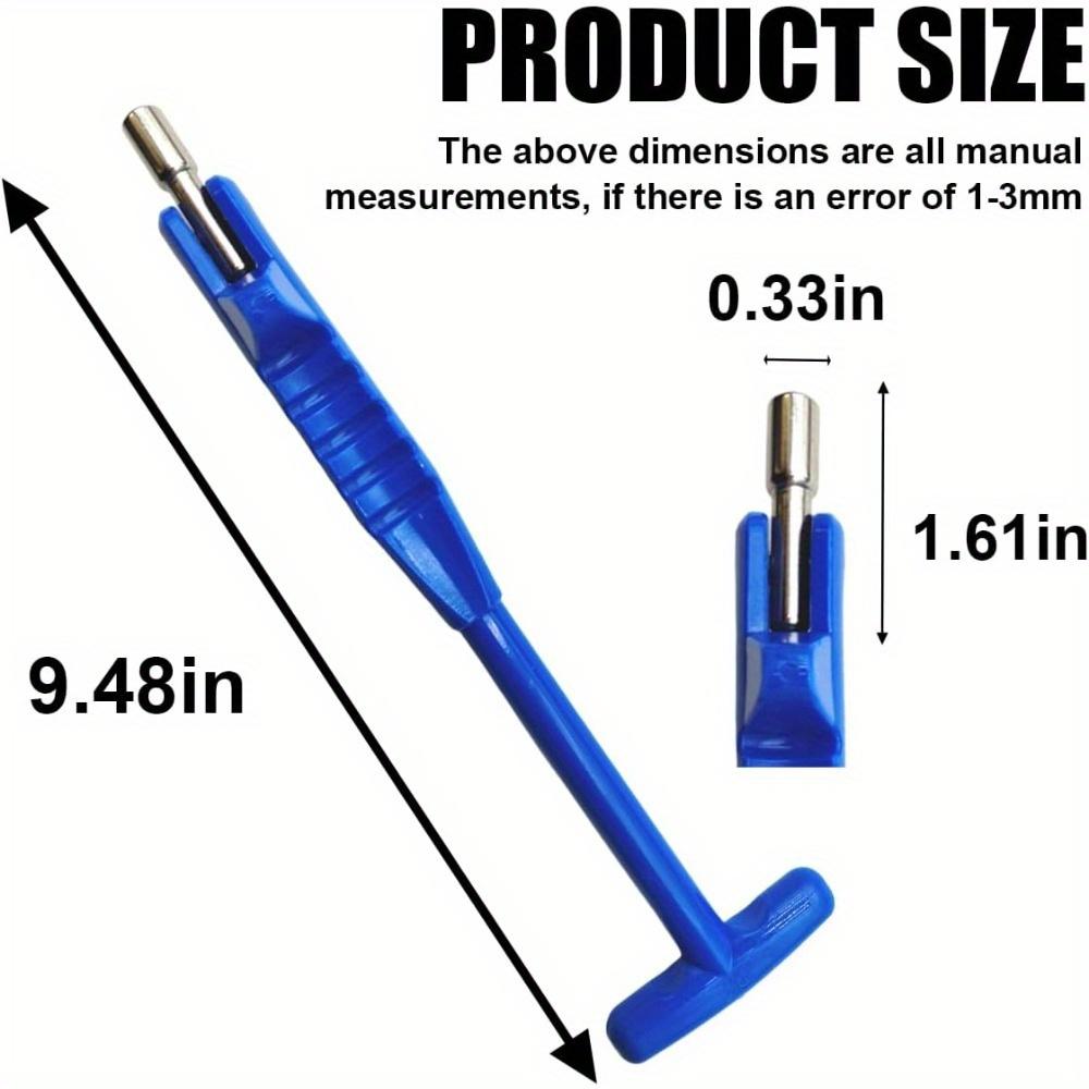

Инструмент для вытягивания/установки штока клапана автомобильной шины с Т-образной рукояткой, Не царапающий колесо съемник штока клапана, удлинитель-адаптер для замены, шток клапана автомобильной шины