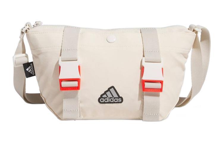 Adidas Polyamide Shoulder Bag, Crossbody Bag Regular Unisex White Orange IA5260