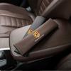 2Pcs Car Belts Shoulder Pad Leather Seat Belt Cover For Porsche 911 718 Taycan Panamera Cayenne Macan Boxster Cayman Pajun 918